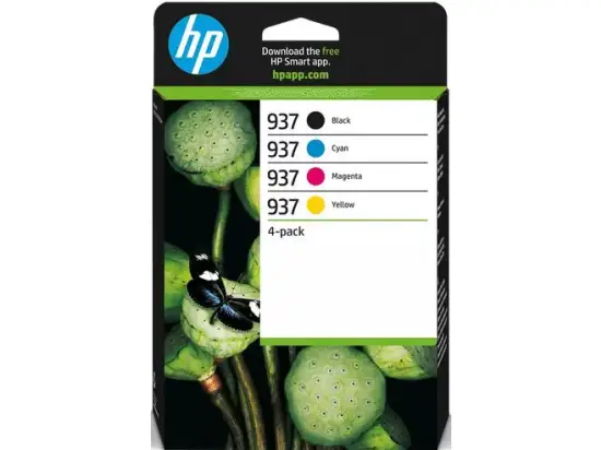 Tintenpatrone HP 6C400NE 937 Multipack 1 x schwarz/cyan/magenta/gelb 3.850 Seiten