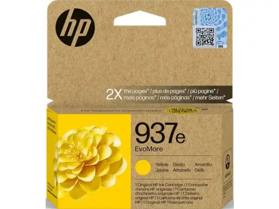 Tintenpatrone HP 4S6W8NE 937e gelb 1650 Seiten EvoMore