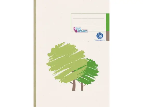 Geschäftsbuch König & Ebhardt 86-1429201 861429201 A4, 192 Seiten, kariert, Karton