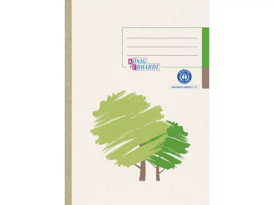 Geschäftsbuch König & Ebhardt 86-1529201 861529201 A5, 192 Seiten, kariert, Karton