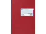 Kladde König & Ebhardt 86-14271 8614271 A4, 96 Seiten, kariert, Karton, rot