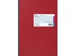 Kladde König & Ebhardt 86-14272 8614272 A4, 192 Seiten, kariert, Karton, rot