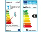 Tischleuchte Maul 8206795 MAULoptimus LED 10 Watt colour vario Standfuß dimmbar silber