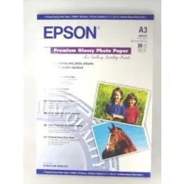 Fotopapier Epson C13S041315 A3 255g Premium-Glossy, Pack 20 Blatt