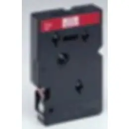 Schriftband-Kassette Brother TC-292 rot auf weiß 9mm/7,7m