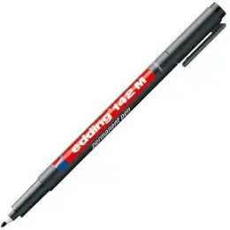 Folienschreiber Edding 142M 4-142001 Schreibfarbe: schwarz