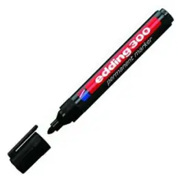 Permanentmarker Edding 300 4-300001 1,5-3mm, Rundspitze, schwarz