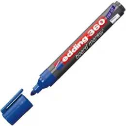 Whiteboardmarker Edding 360 4-360003 1,5-3mm, Rundspitze, blau