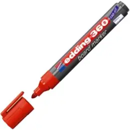Whiteboardmarker Edding 360 4-360002 1,5-3mm, Rundspitze, rot