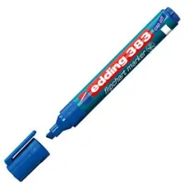Flipchartmarker Edding 383 4-383003 1-5mm, Keilspitze, blau
