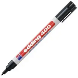 Permanentmarker Edding 400 4-400001 1mm, Rundspitze, schwarz