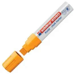 Kreidemarker Edding 4090 4-4090066 4-15mm, Keilspitze, neonorange