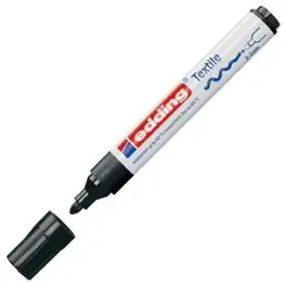 Textilmarker Edding 4500 4-4500001 2-3mm, Rundspitze, schwarz