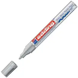 Glanzlack-Marker Edding 750 4-750054 2-4mm, Rundspitze, silber