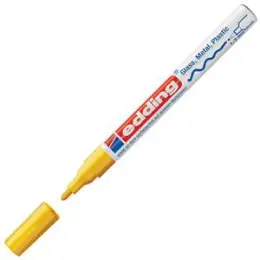 Glanzlack-Marker Edding 751 4-751005 1-2mm, Rundspitze, gelb
