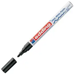 Glanzlack-Marker Edding 751 4-751001 1-2mm, Rundspitze, schwarz