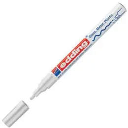 Glanzlack-Marker Edding 751 4-751049 1-2mm, Rundspitze, weiß