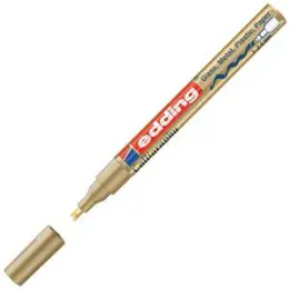 Glanzlack-Marker Edding 753 4-753053 1-2,5mm, Kalligrafie-Spitze, gold, Pack 10 Stk