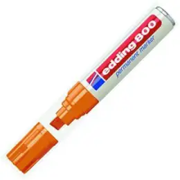 Permanentmarker Edding 800 4-800006 4-12 mm, Keilspitze, orange, Pack 5 Stk