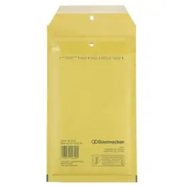 Luftpolstertasche Soennecken 327216270 1971 Größe: B/00, 110x215mm, Kraftpapier, braun, Pack 200 Stk