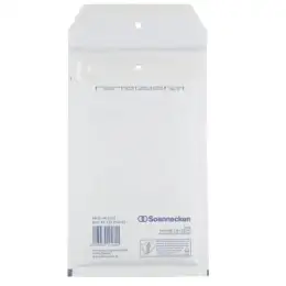 Luftpolstertasche Soennecken 327216301 2371 Größe: B/00, 110x215mm, Kraftpapier, weiß, Pack 200 Stk