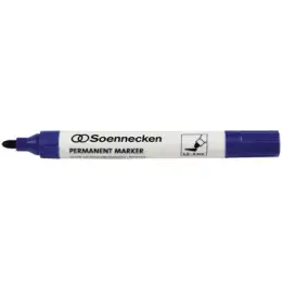 Permanentmarker Soennecken 304216950 3105 1,5-4mm, Rundspitze, blau