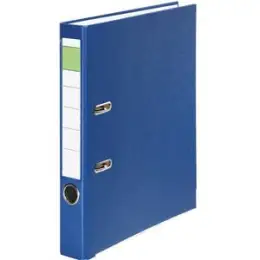 Ordner 10077980 S50 A4, 50mm, Pappe/PP-Folie, Wechselfenster, blau