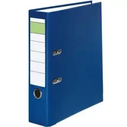 Ordner 10077915 S80 A4, 80mm, Pappe/PP-Folie, Wechselfenster, blau