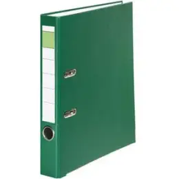 Ordner 10077998 S50 A4, 50mm, Pappe/PP-Folie, Wechselfenster, grün