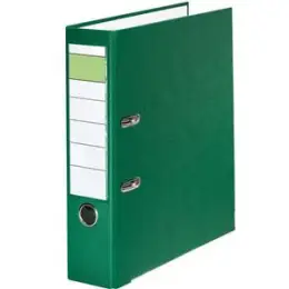 Ordner 10077923 S80 A4, 80mm, Pappe/PP-Folie, Wechselfenster, grün