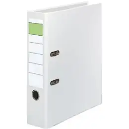 Ordner 10077956 S80 A4, 80mm, Pappe/PP-Folie, Wechselfenster, weiß