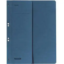 Ösenhefter Falken 80003809 A4, 1/2-VD, Manilakarton 250g, kaufmännische Heftung, blau