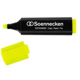 Textmarker Soennecken 304062710 3393 2-5mm, Keilspitze, gelb