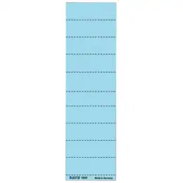 Blanko-Schildchen Leitz 1901-00-35 19010035 60 x 21 mm, 4-zeilig, Karton, blau, Pack 100 Stk/10 Streifen