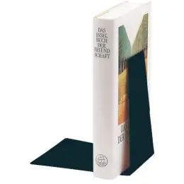 Buchstütze Leitz 5298-00-95 52980095 schwarz 125mm Metall, Pack 10 Stk