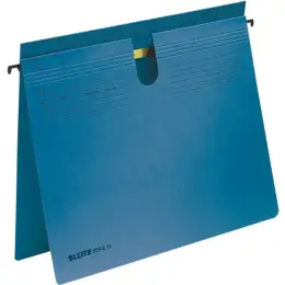 Hängehefter Leitz 1814-00-35 18140035 Serie 18 Karton 250g, kaufmännische Heftung + Amtsheftung, blau, Pack 50 Stk