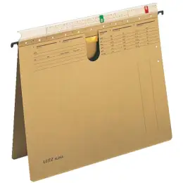 Hängehefter Leitz 1934-00-00 19340000 Alpha Karton 250g, kaufmännische Heftung, braun