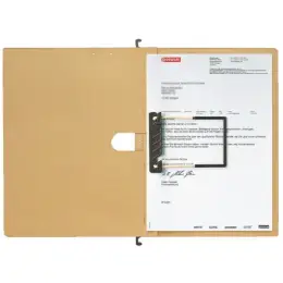 Hängehefter Leitz 1989-00-00 19890000 Alpha Karton 250g, Schlauchheftung Flexofil, Sichtreiter, naturbraun, Pack 25 Stk