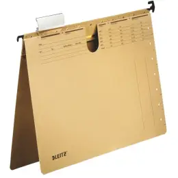 Hängehefter Leitz 2994-00-00 29940000 Alpha-Duo Karton 250g, Amtsheftung, Sichtreiter, naturbraun