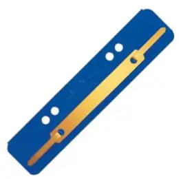 Heftstreifen Leitz 3701-00-35 37010035 blau, Karton, Metalldeckleiste, kurz, Pack 10 x 25 Stk