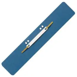 Heftstreifen Leitz 3700-00-35 37000035 lang, Karton, Kunststoffdeckleiste, blau, Pack 25 Stk