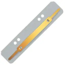 Heftstreifen Leitz 3701-00-85 37010085 grau, Karton, Metalldeckleiste, kurz, Pack 10 x 25 Stk