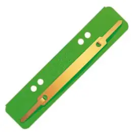 Heftstreifen Leitz 3701-00-55 37010055 grün, Karton, Metalldeckleiste, kurz, Pack 10 x 25 Stk