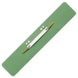 Heftstreifen Leitz 3700-00-55 37000055 lang, Karton, Kunststoffdeckleiste, grün, Pack 25 Stk