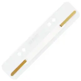 Heftstreifen Leitz 3710-00-01 37100001 kurz, Kunststoffdeckleiste (PP), weiß, Pack 25 Stk