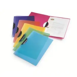 Klemmmappe Leitz 4176-00-99 41760099 ColorClip Rainbow A4, Kunststoff (PP), farbig sortiert, Pack 6 Stk