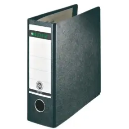 Ordner Leitz 1065-00-00 10650000 A5, 56mm, Hartpappe/Wolkenmarmor, schwarz