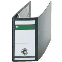 Ordner Leitz 1078-00-00 10780000 A6-quer, 77mm, Hartpappe/Wolkenmarmor, schwarz