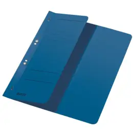 Ösenhefter Leitz 3740-00-35 37400035 A4, 1/2-VD, Manilakarton 250g, kaufmännische Heftung, blau