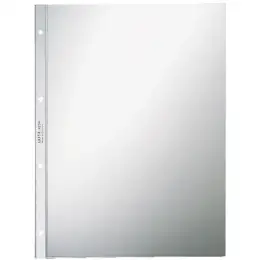 Prospekthüllen Leitz 4734-00-00 47340000 A4, Kunststoff (PVC), 80my, glatt, glasklar, Pack 100 Stk